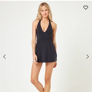 L*Space Black Pierce Dress w shorts
